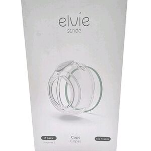 Elvie Stride Secure Breast Milk Collection Cups 2 Pack 5oz NEW  Breast Feeding